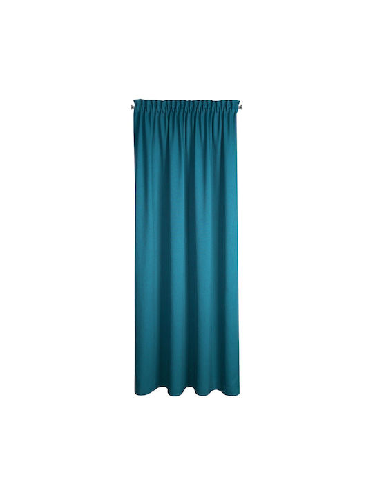 Eurofirany Perdea Cu Coafură Morocco Albastru Închis 140x270cm