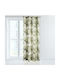 Eurofirany Κουρτίνα με Τρουκς Eyelet Jungle White Green 140x250εκ.