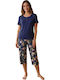 Asel Summer Women's Pajama Set Multicolour