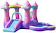 Homeone Inflatable Fairytale Kingdom with Trampoline and Slide for 3-8 Years