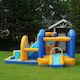 Homeone Inflatable Jump Quest with Trampoline and Slide for 3-8 Years