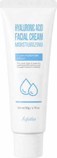 Esfolio Moisturizing Face Cream with Hyaluronic Acid 50gr