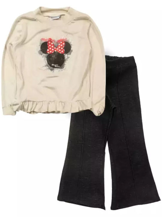Kinderbekleidungsset mit Winterhose 2 Stück Beige