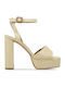 Damen Sandalen Beige