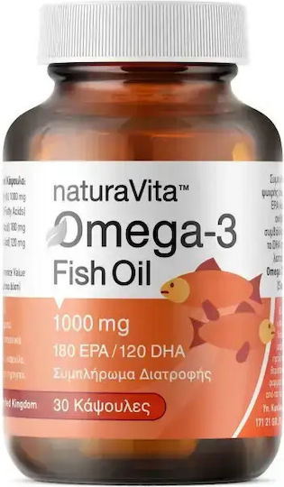 Natura Vita Ulei De Ficat De Cod 500mg 60 Capsule Aromă Pură