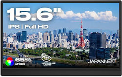 Japannext FHD Tragbarer Monitor 15.6" FHD 1920x1080
