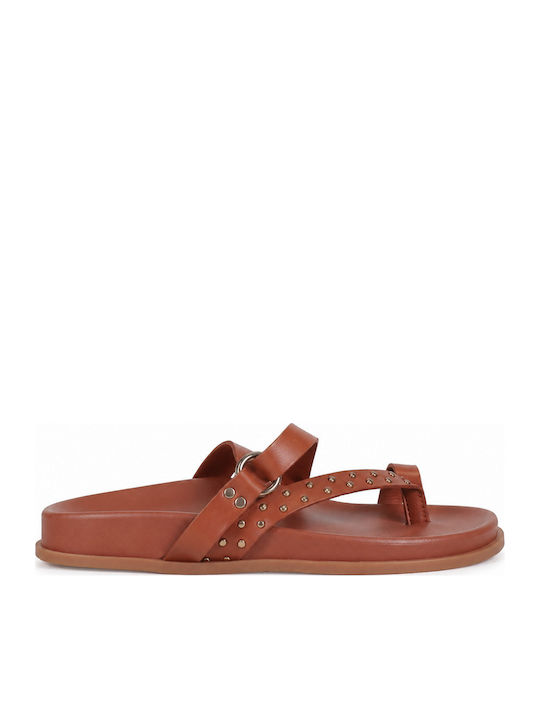 Migato Migato Damen Flache Sandalen Farbe Tabac...