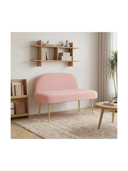 Doppelsitzer Sofa Rosa 110x60x76cm