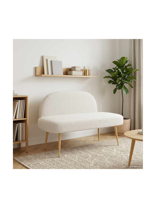 Doppelsitzer Sofa Creme 110x60x76cm