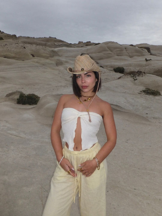 LiebeQueen Καπέλο Western Ασημί
