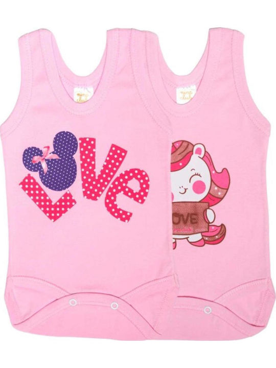 Nina Club Rosa Baby-Body Set 2 Stück