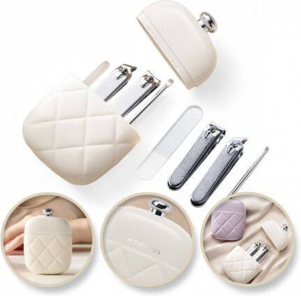Ecarla Nagelzubehör Set In Case Creme Ak10k