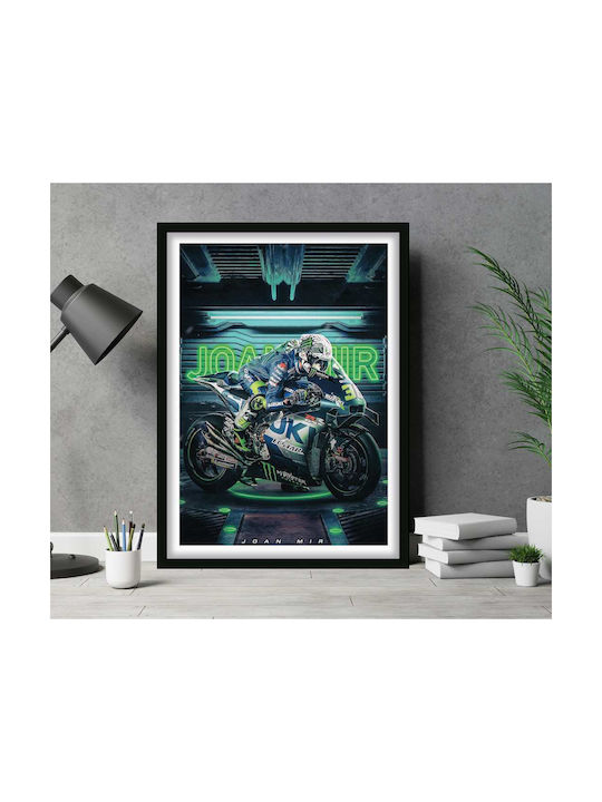 Poster Motogp Joan Mir Gp013 40cm X 50cm Κορνίζ...