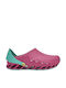 Scholl Damentaschen Holzschuhe Fuchsien