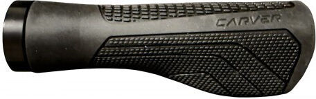Χειρολαβες Ποδηλατου Carver Ανατομικες 135mm Lock 113120 Μαύρο