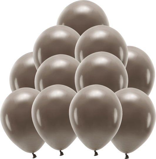 Zusammensetzung mit 100 Braunen Luftballons 26cm 12-Zoll
