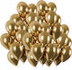 Zusammensetzung mit 50 Gold Luftballons
