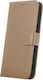 Tel1 Motorola Edge 40 Neo 5G Smart Classic Handyhülle Buch Gold