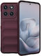 Techsuit Magic Silicone Back Cover Burgundy (Mo...