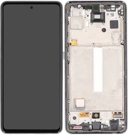 Samsung Screen with Touch Mechanism and Frame for Galaxy A52s 5g (Black)