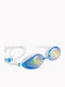 Mad Wave Lane4 Rainbow Swimming Goggles Adults with Anti-Glare Lenses White