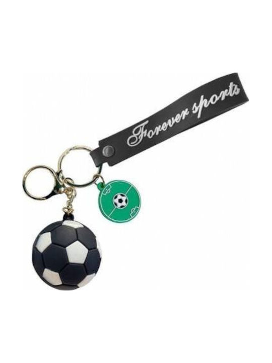 Breloc Ecarla Fotbal Negru Brl330cz