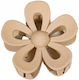 Ecarla Hair Clip-clasp Flower Pastel Beige Sp276k