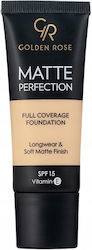 Golden Rose Matte Perfection Fond de Ten Lichid...
