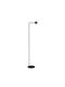 VK Lighting LED Floor Lamp With Warm White Light 443lm Black