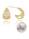 ecarla Earrings Made Of Gold Plated Steel