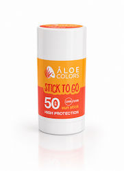 Aloe Colors Sonnencreme Stick Für Gesicht & Körper SPF50 30gr