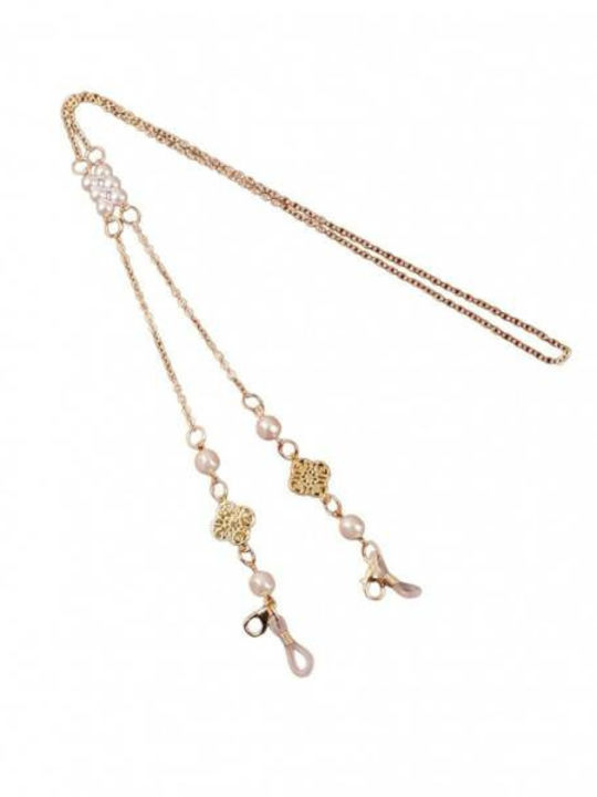 ecarla Necklace with Flower Design with Zircon