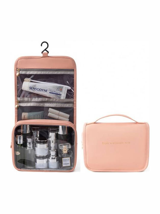 Ecarla Foldable Makeup Bag 23x19cm Pink Ks104wz2