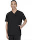 KOI USA Male Medical Blouse Black