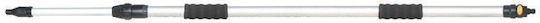 Telescopic Pole Flow Thru Water Hose Connection Broom