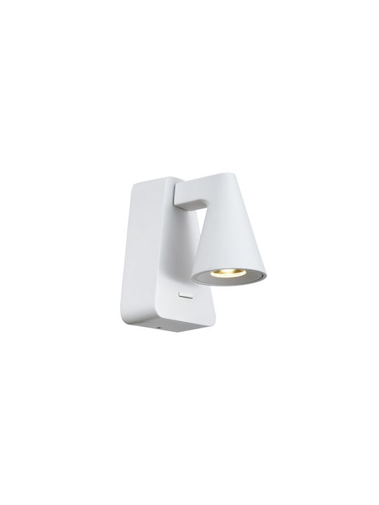 VK Lighting Φωτιστικό Τοίχου με Ενσωματωμένο LED και Θερμό Λευκό Φως