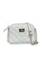 Women's Bag Oval Quilted White