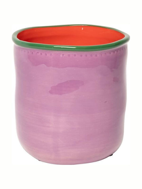Selected by Pragmatic Keramik Pflanzentopf Lila 14,5x14,5x14cm