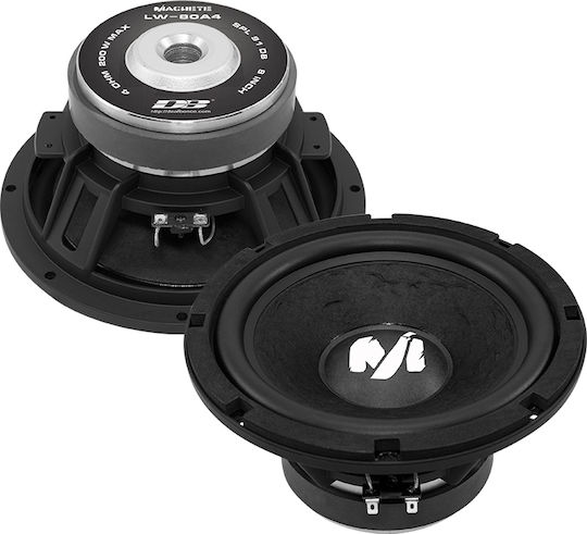 Deaf Bonce Σετ Ηχεία Αυτοκινήτου 8" με 100W RMS LW-80A4