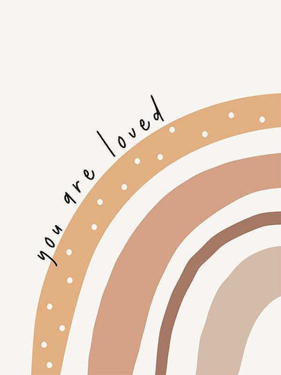 Kinderposter You Are Loved 50x40cm
