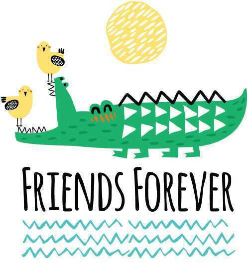 Παιδική Αφίσα Forever Friends 50x40εκ.