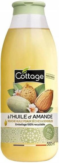 Cottage Oil Shower Shower Oil Almond Oil 560ml