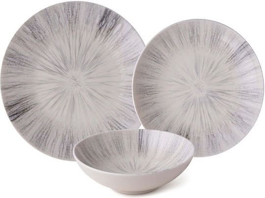 Hermia Multicolour Porcelain Dinnerware Set 24pcs
