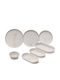 Hermia White Porcelain Dinnerware Set 27pcs