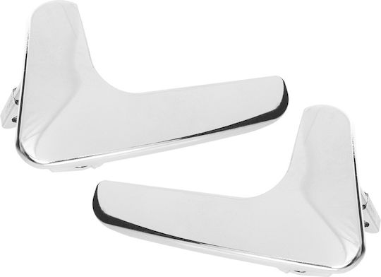 Seat Ibiza Ii Fl 99-02 Mâner Interior Ușă Metal Cromat Stânga + Dreapta Set 2 Bucăți