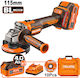 Hojita 601011.0008 Τροχός 125mm Μπαταρίας Brushless με Ρύθμιση Στροφών 1x4Ah