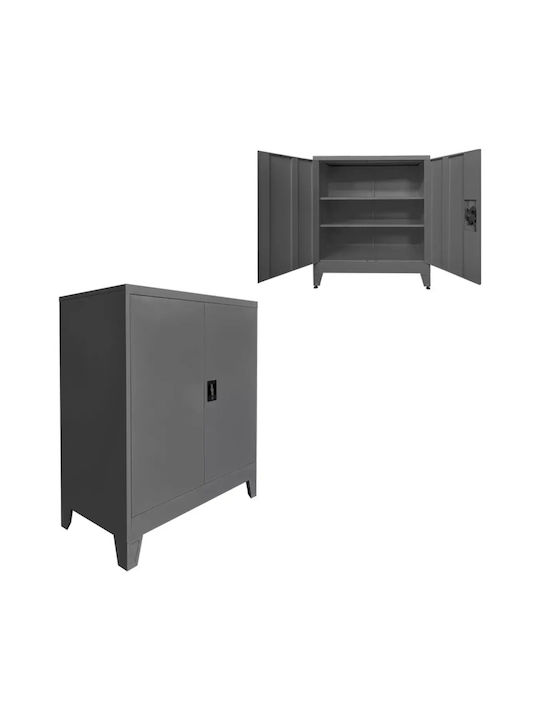Double-leaf Armon Metal Outdoor Cabinet 90x45x100 cm