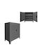 Double-leaf Armon Metal Outdoor Cabinet 90x45x100 cm