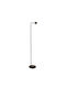 VK Lighting LED Floor Lamp Height 125.2cm With Warm White Light 468lm Black