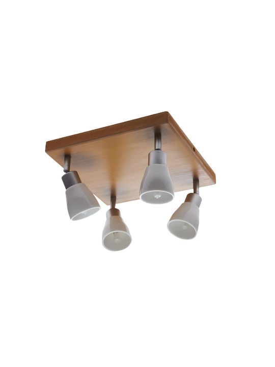 Gallis Campagne Spot with G9 Lamp Adapter in White Colour